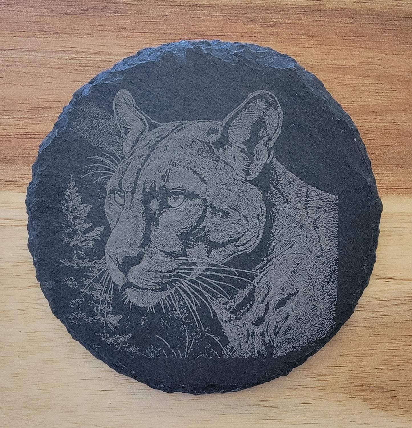 Slate Coaster / Mountain Lion