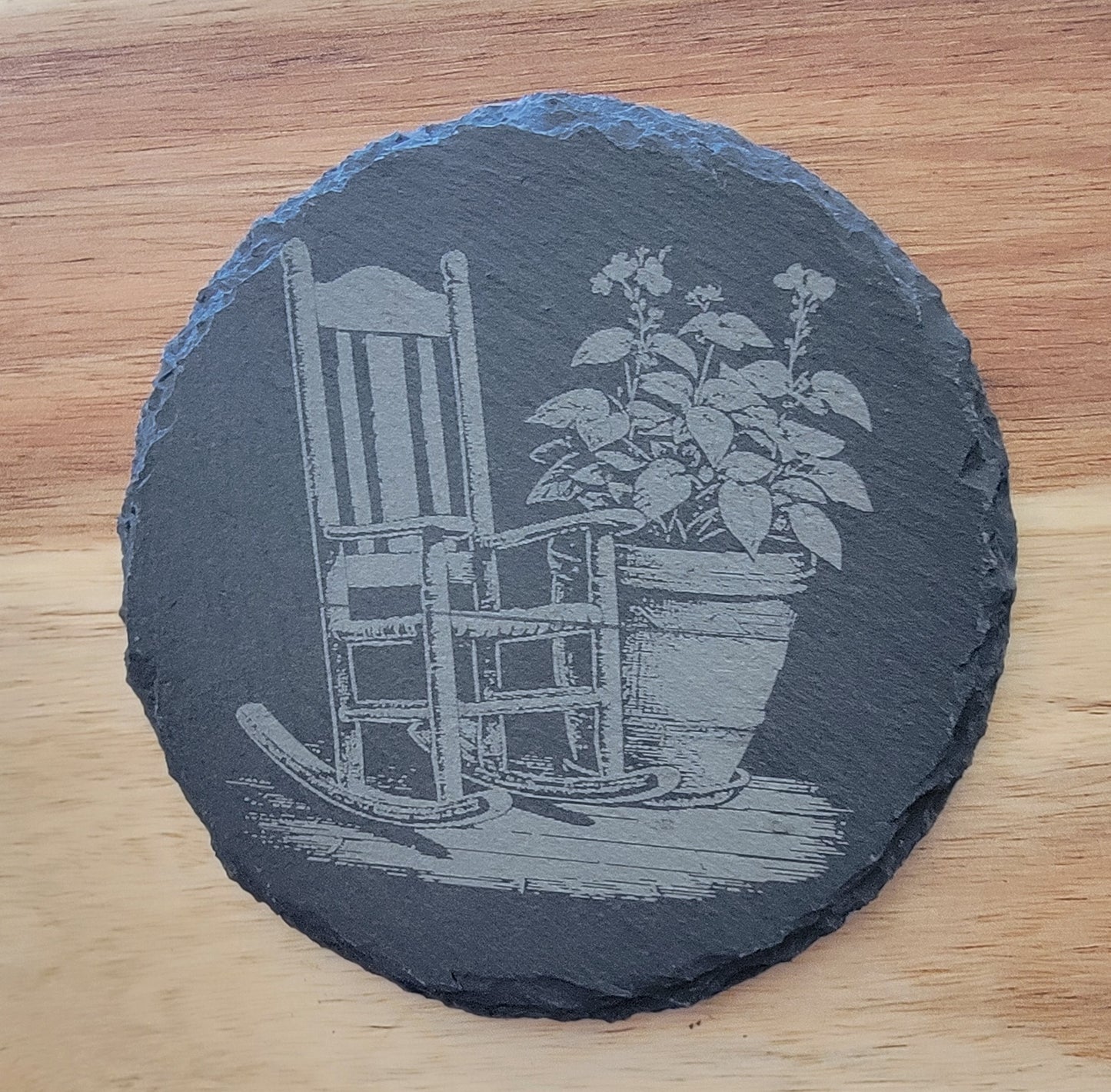 Slate Coaster / Rocking Chair